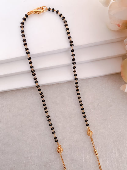 Buy 1 Get 1 Free - American Diamond High Gold Plated Fancy Hanging Mangalsutra