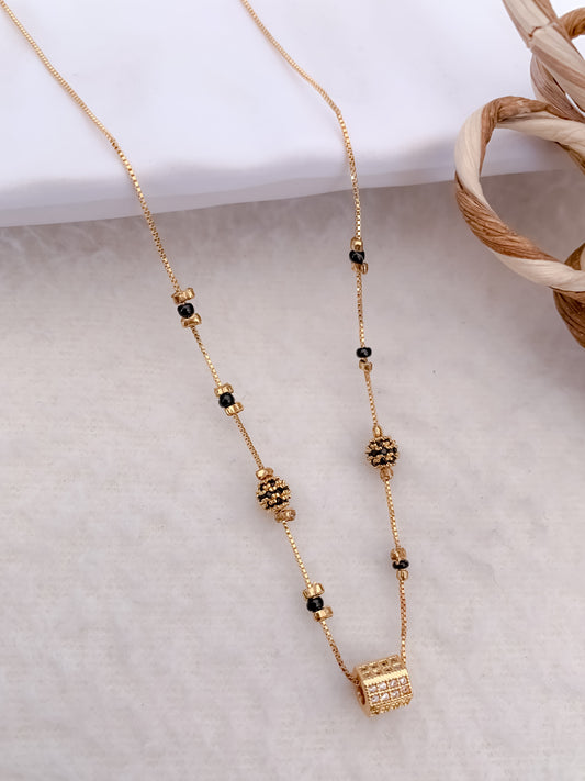 Buy 1 Get 1 Free -Fancy High Gold Plated Delicate Mangalsutra