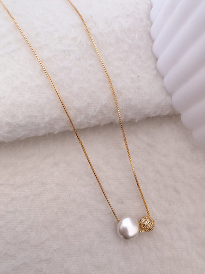 Tu-Tone High Gold Plated Fancy Delicate chain