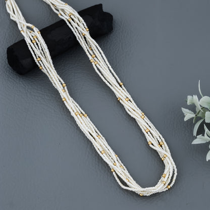 Fancy Western Crystal Mala 8 Line Length 18 Inch - Western Mala Set - Belleza Jewels