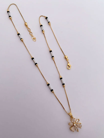 BUY 1 GET 1 FREE - American Diamond High gold plated fancy mangalsutra