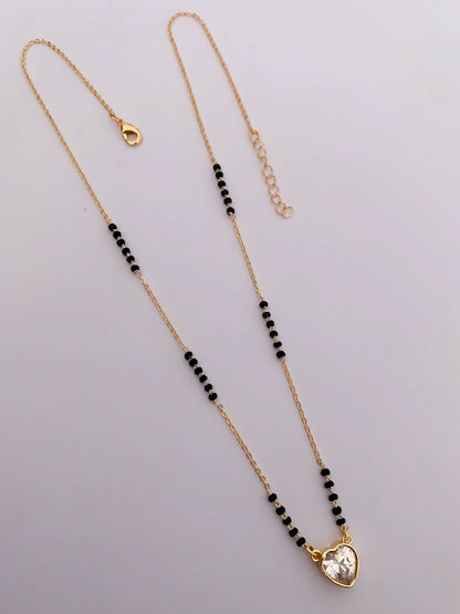 Buy 1 Get 1 Free American Diamond High Gold Plated Fancy Delicate Mangalsutra