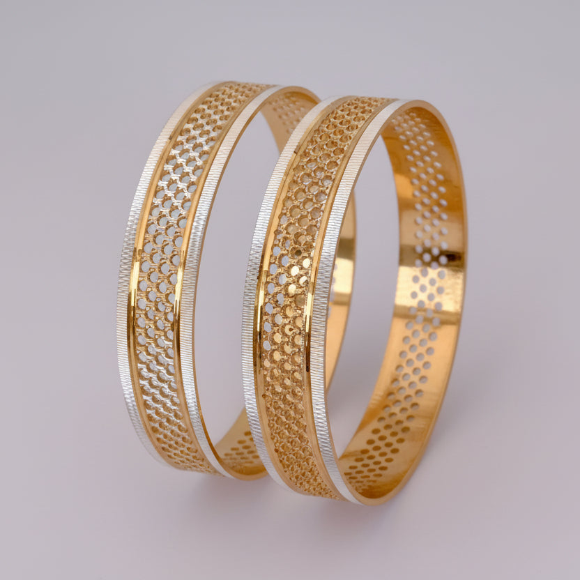 Buy 1 Get 1 Free - Deepika Bangals ( Set of 2 ) - Bangles - Belleza Jewels