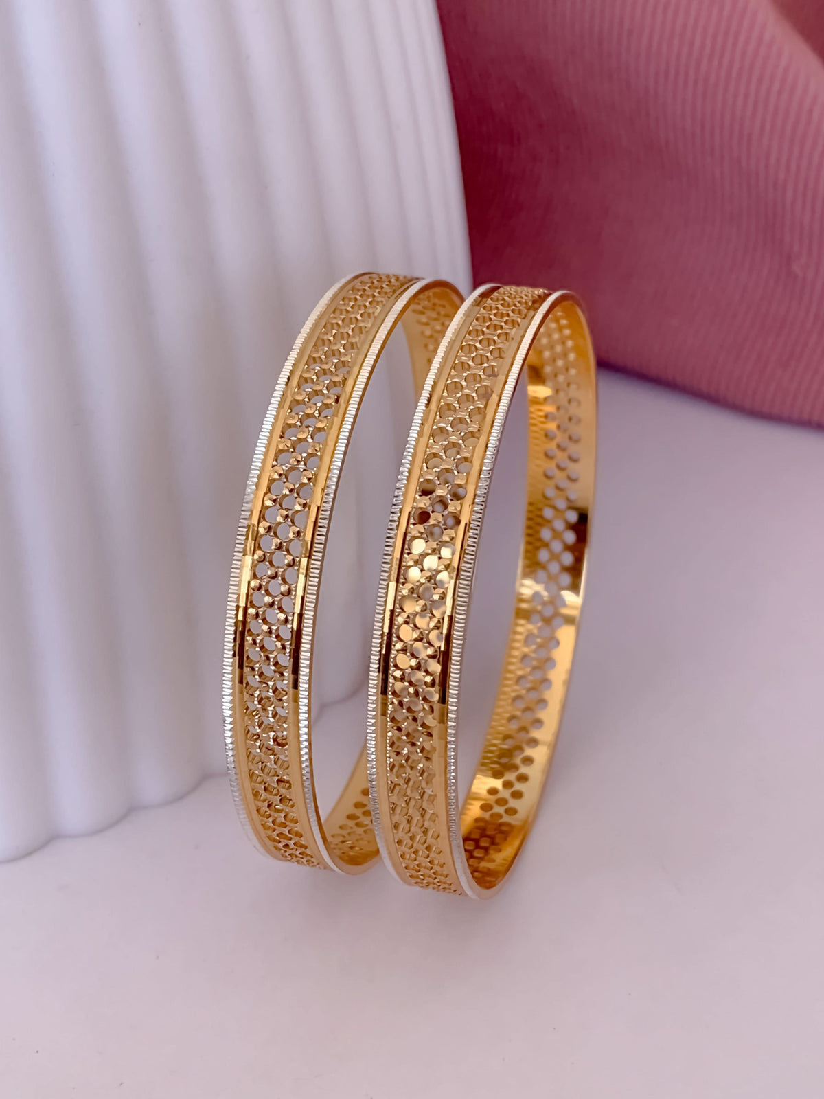 Buy 1 Get 1 Free - Ishika Bangles (set of 2) - Bangles - Belleza Jewels