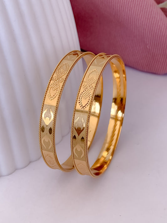 Buy 1 Get 1 Free - Vibha Bangals ( set of 2 ) - Bangles - Belleza Jewels