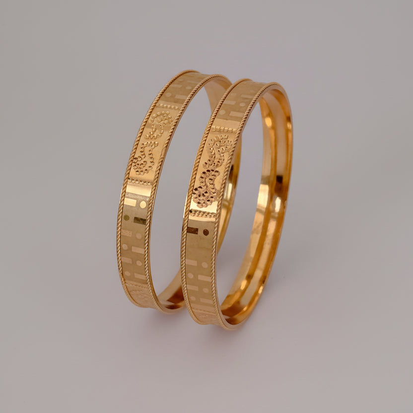 Buy 1 Get 1 Free -Padmavati Bangals (set of 2 ) - Bangles - Belleza Jewels