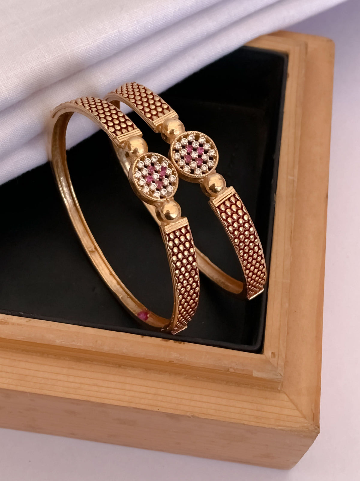 Buy 1 Get 1 Free - Sunita Bangles(set of 2 ) - Bangles - Belleza Jewels
