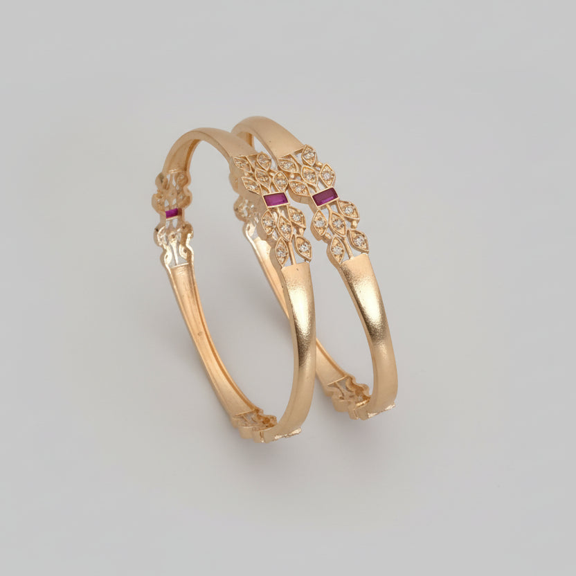 Buy 1 Get 1 Free - Shreya Bangals (set of 2 ) - Bangles - Belleza Jewels