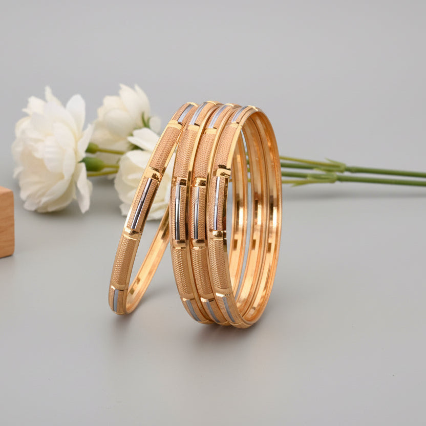 Buy 1 Get 1 Free - Hina Bangals ( set of 4 ) - Bangles - Belleza Jewels