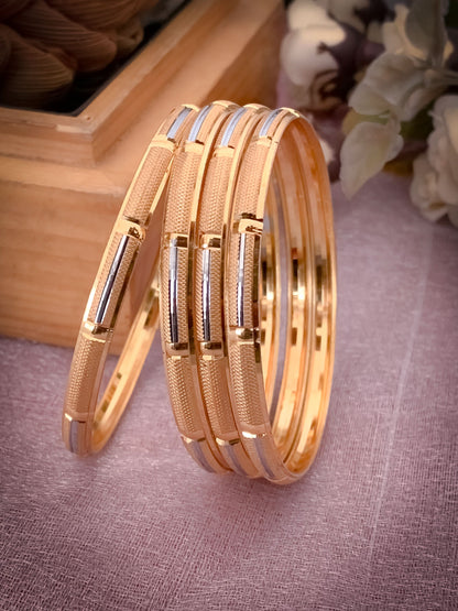 Buy 1 Get 1 Free - Hina Bangles ( set of 4 ) - Bangles - Belleza Jewels
