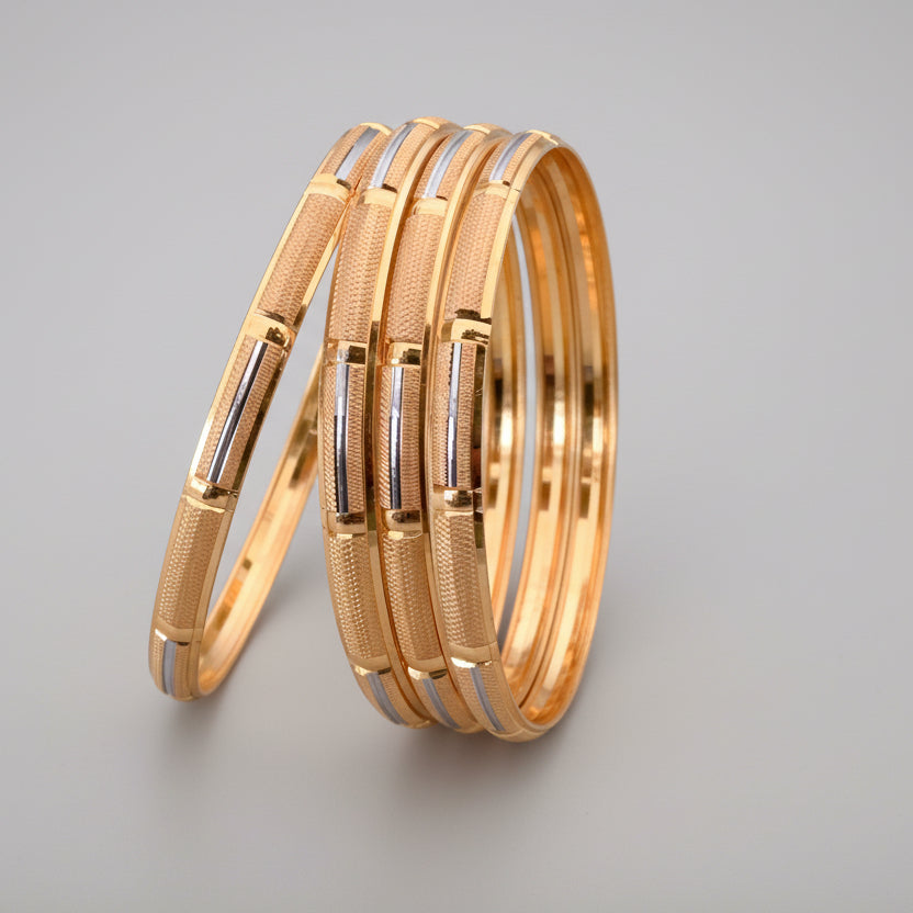 Buy 1 Get 1 Free - Hina Bangles ( set of 4 ) - Bangles - Belleza Jewels
