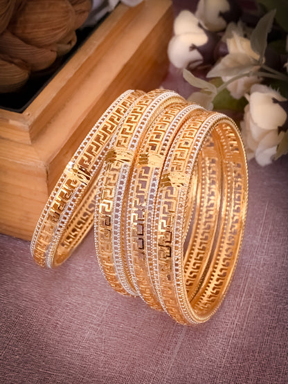 Buy 1 Get 1 Free - Krishna Bangals ( set of 4 ) - Bangles - Belleza Jewels