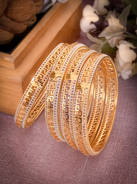 Buy 1 Get 1 Free - Krishna Bangals ( set of 4 ) - Bangles - Belleza Jewels