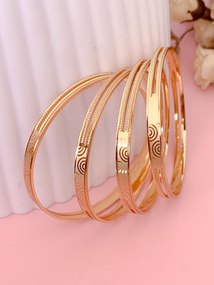 BUY 1 GET 1 FREE - Aashirya Bangles (Set of 4) - Bangles - Belleza Jewels