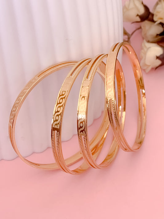 BUY 1 GET 1 FREE - Shakti Bangles (Set of 4) - Bangles - Belleza Jewels