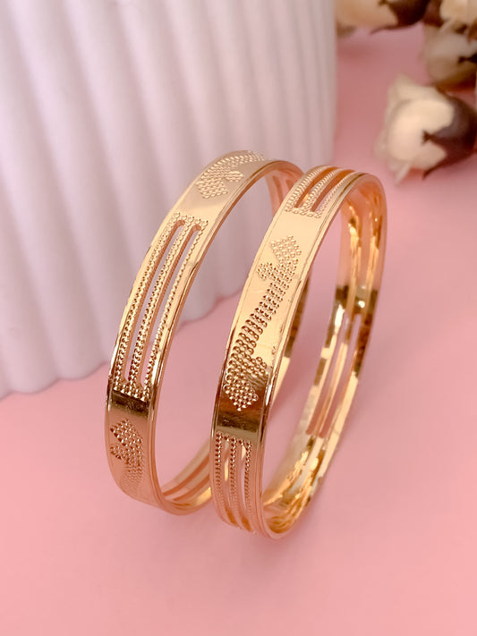 BUY 1 GET 1 FREE - Amba Bangles (Set of 2) - Bangles - Belleza Jewels