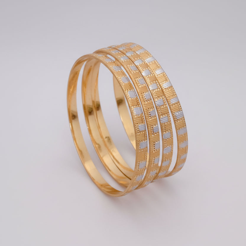 Buy 1 Get 1 Free - Kritika Bangles ( set of 4 ) - Bangles - Belleza Jewels