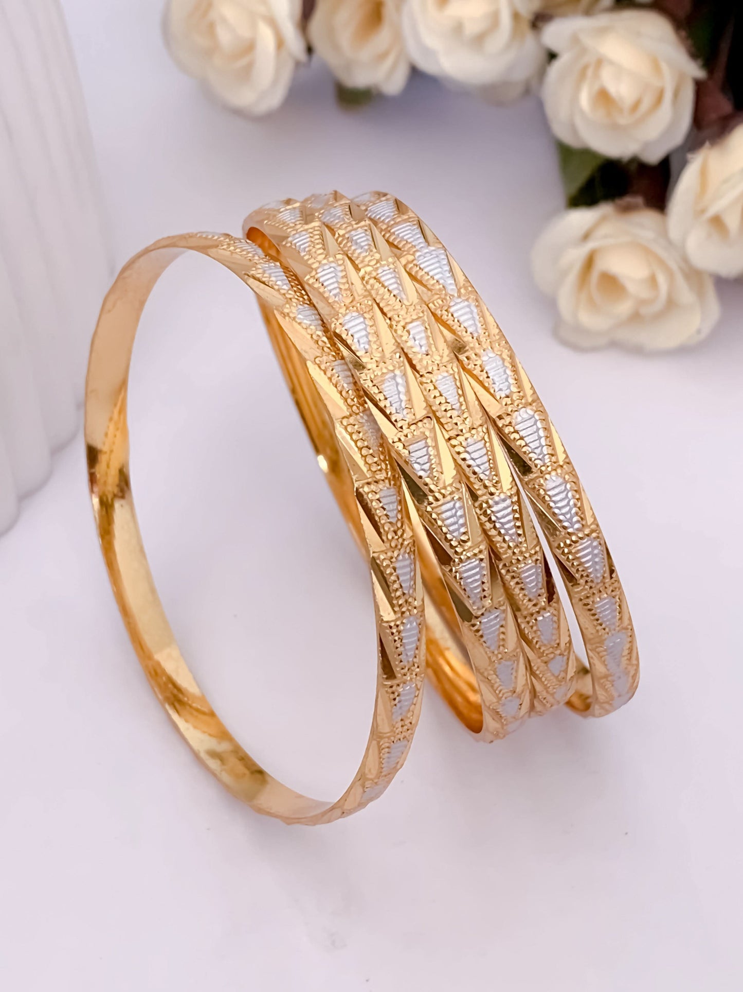 Buy 1 Get 1 Free - Riya Bangles ( set of 4 )