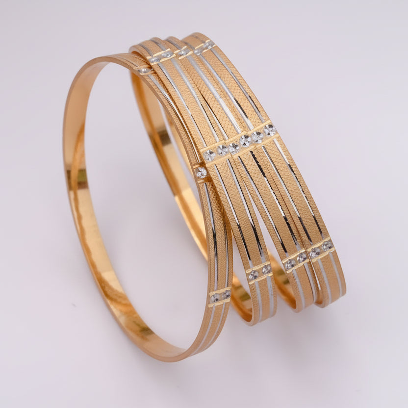 Buy 1 Get 1 Free -Sushmita Bangles ( set of 4 ) - Bangles - Belleza Jewels