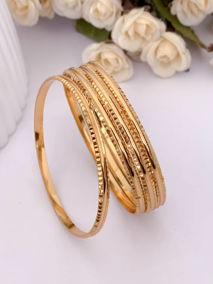 Buy 1 Get 1 Free -Shilpa Bangles ( set of 4 ) - Bangles - Belleza Jewels