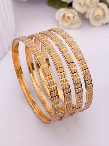 Buy 1 Get 1 Free -Veena Bangles ( set of 4 )