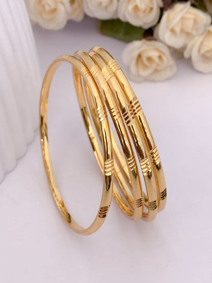 Buy 1 Get 1 Free -Mahi Bangles( set of 4 )