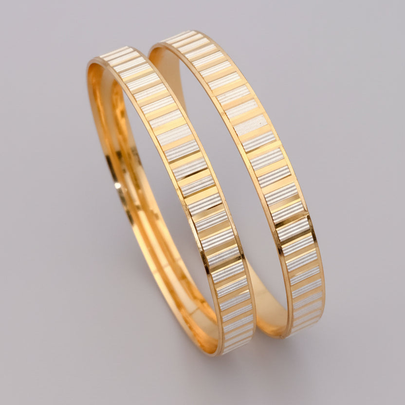 Buy 1 Get 1 Free -Mayuri Bangles ( set of 2 ) - Bangles - Belleza Jewels