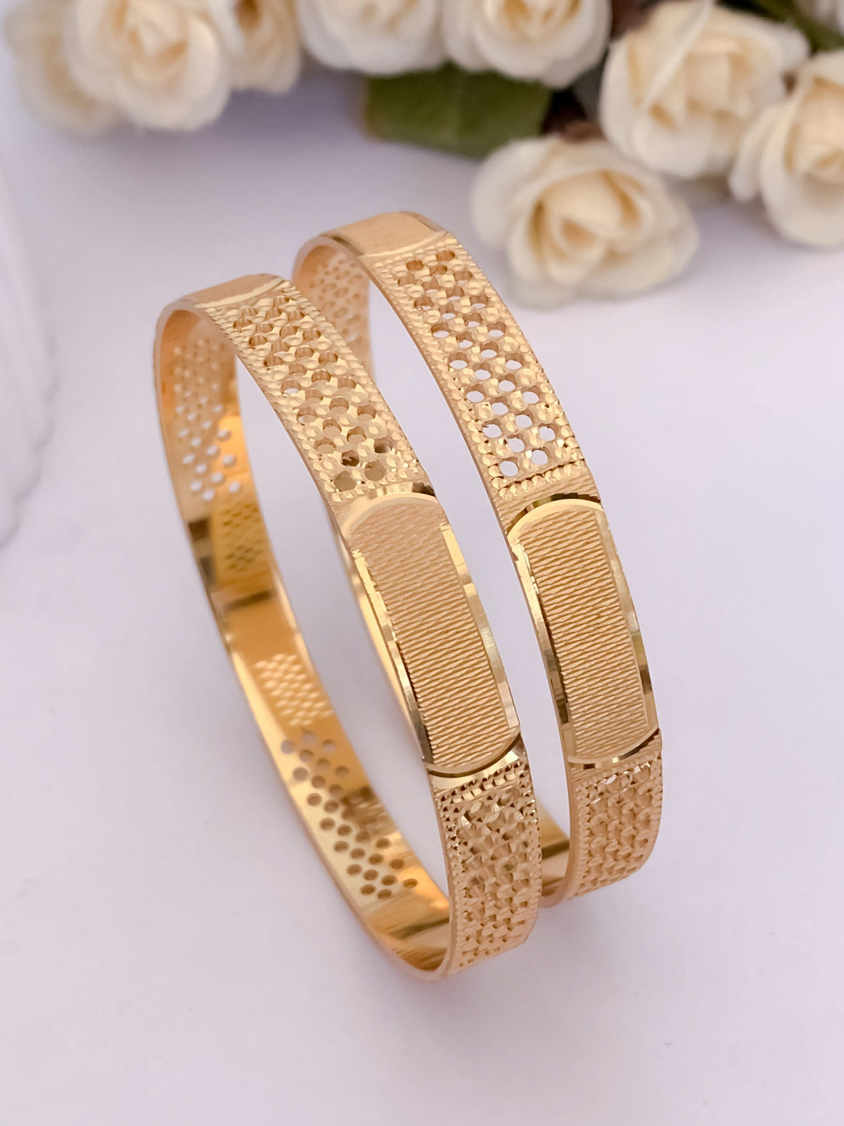 Buy 1 Get 1 Free -Komal Bangles ( set of 2 ) - Bangles - Belleza Jewels