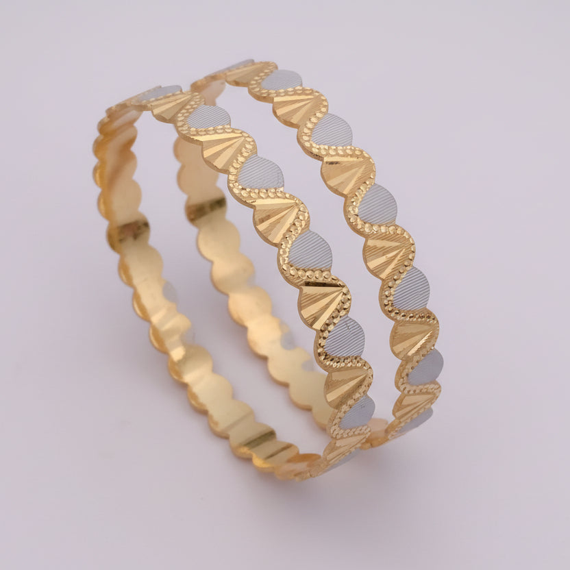 Buy 1 Get 1 Free -Nita Bangles ( set of 2 ) - Bangles - Belleza Jewels