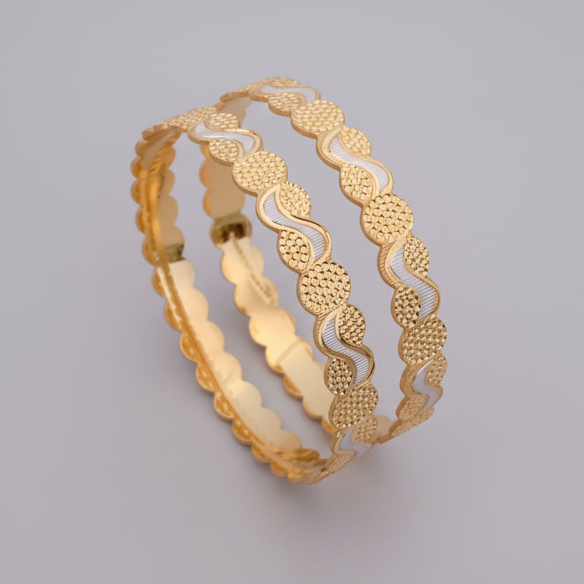 Buy 1 Get 1 Free -Anupama Bangles ( set of 2 ) - Bangles - Belleza Jewels