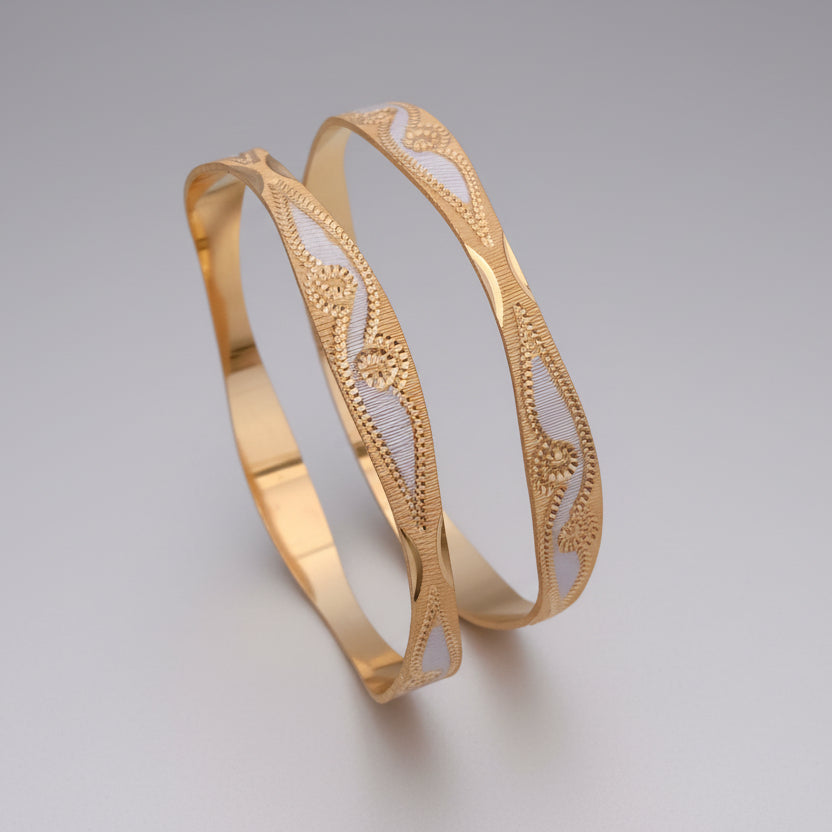 Buy 1 Get 1 Free -Dipali Bangles ( set of 2 ) - Bangles - Belleza Jewels