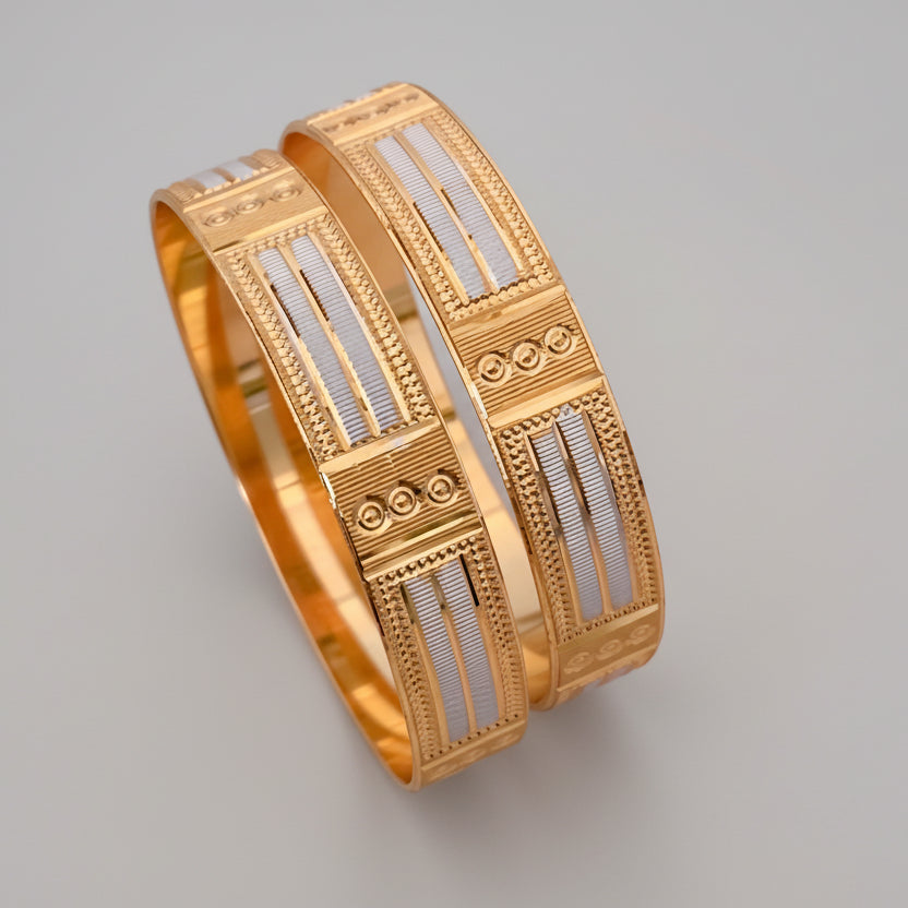Buy 1 Get 1 Free -Zankhi Bangles ( set of 2 ) - Bangles - Belleza Jewels