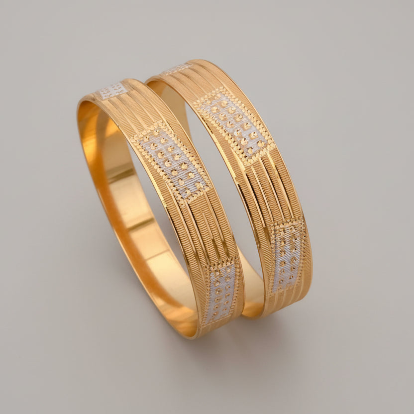 Buy 1 Get 1 Free -Kavya Bangles ( set of 2 ) - Bangles - Belleza Jewels