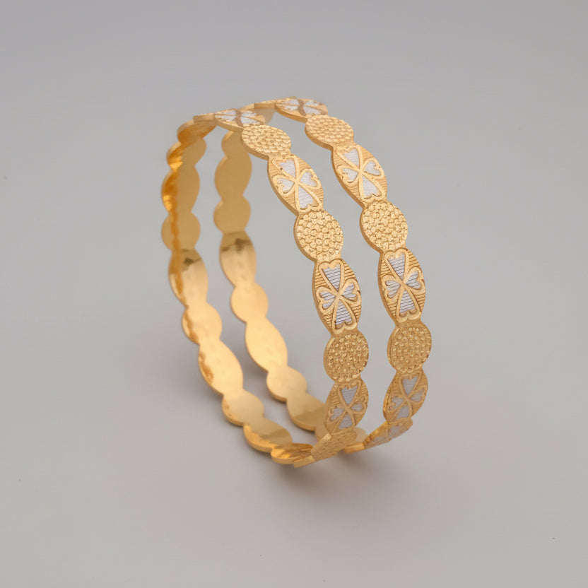 Buy 1 Get 1 Free -Janvi Bangles ( set of 2 ) - Bangles - Belleza Jewels