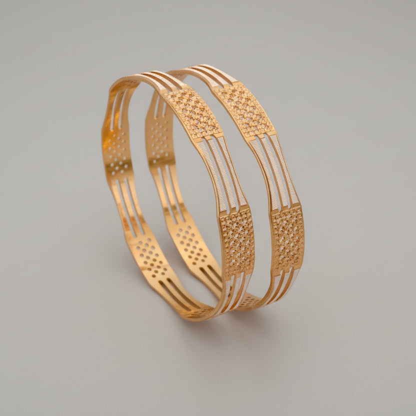 Buy 1 Get 1 Free -Sapna Bangles ( set of 2 ) - Bangles - Belleza Jewels