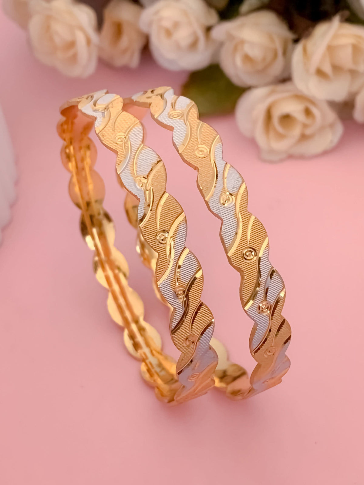 Buy 1 Get 1 Free - Kajal Bangles (set of 2) - Bangles - Belleza Jewels