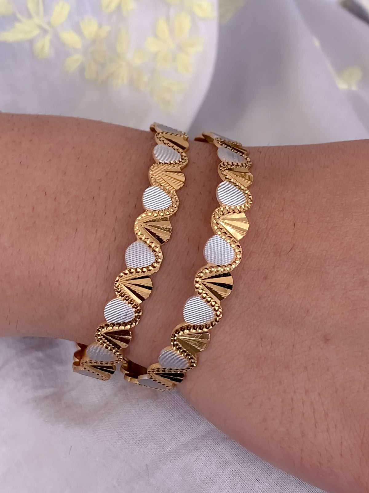 Buy 1 Get 1 Free -Nita Bangles ( set of 2 ) - Bangles - Belleza Jewels