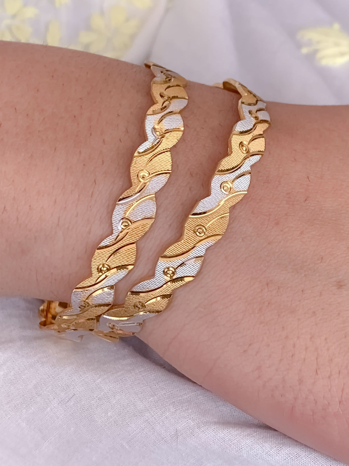 Buy 1 Get 1 Free - Kajal Bangles (set of 2) - Bangles - Belleza Jewels