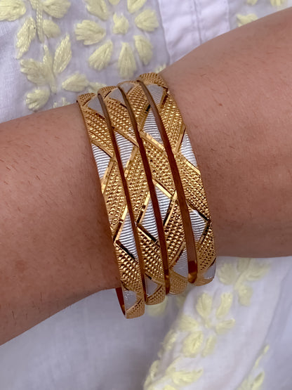 Buy 1 Get 1 Free -Niharika Bangles ( set of 4 )