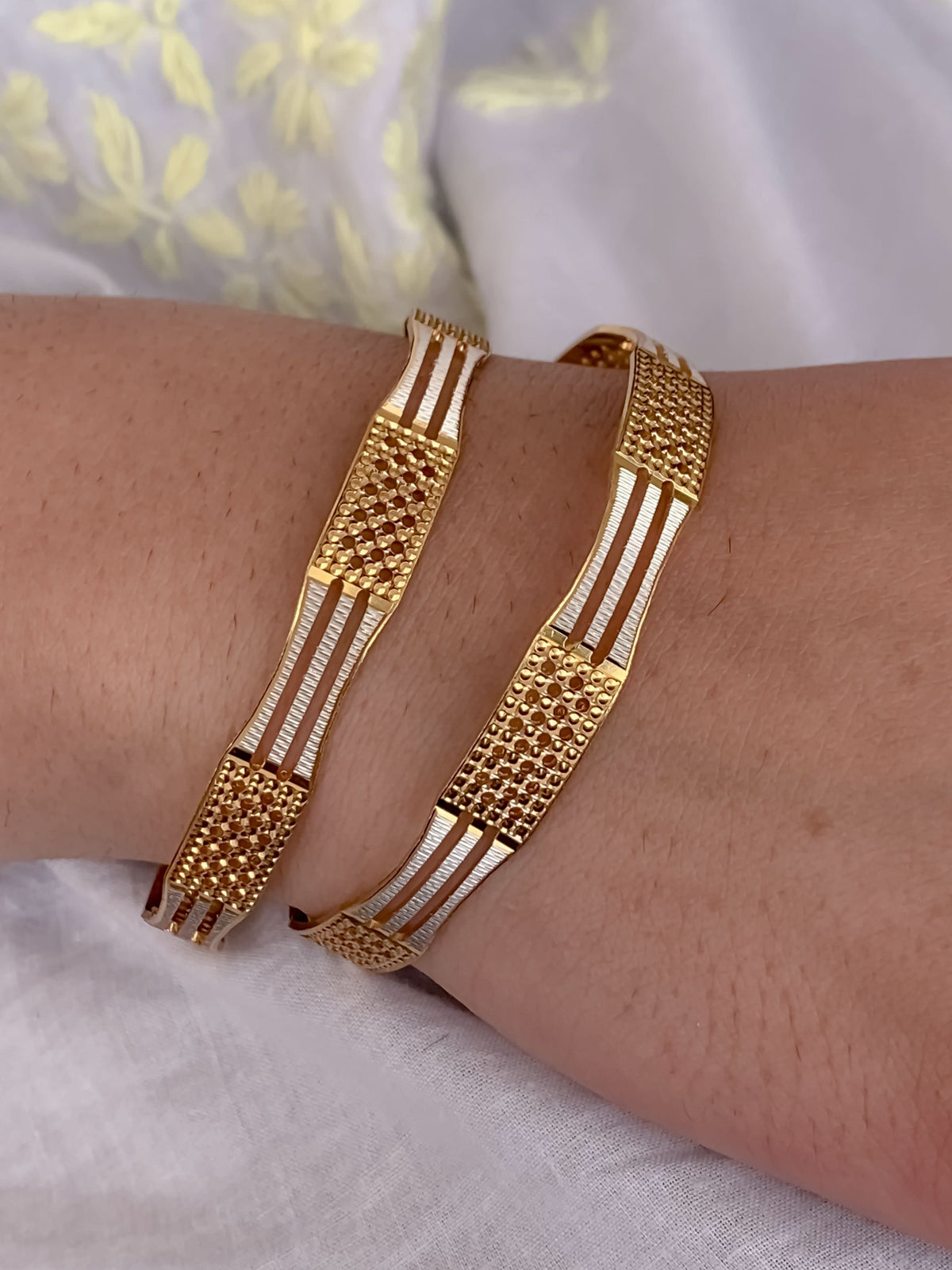 Buy 1 Get 1 Free -Sapna Bangles ( set of 2 ) - Bangles - Belleza Jewels