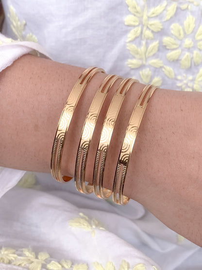 Buy 1 Get 1 Free-Aashirya Bangles (Set of 4)