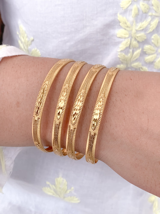 Buy 1 Get 1 Free -  Nisha Bangles ( set of 4 )