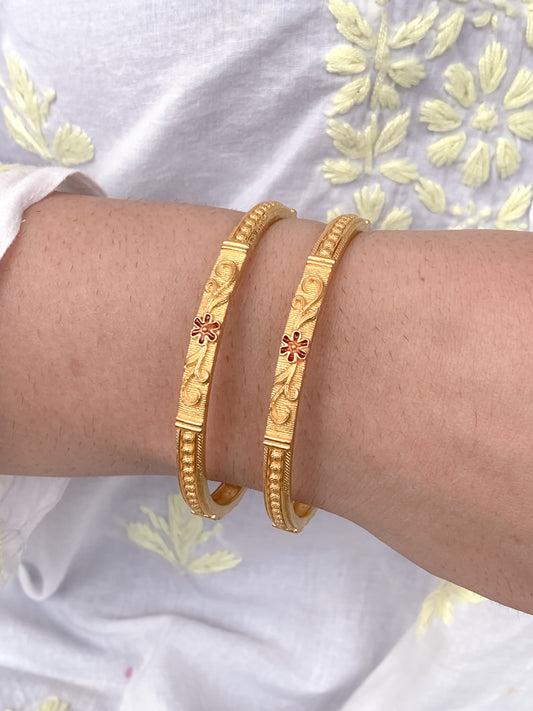 Buy 1 Get 1 Free-   Vishakha Bangles (Set of 2)
