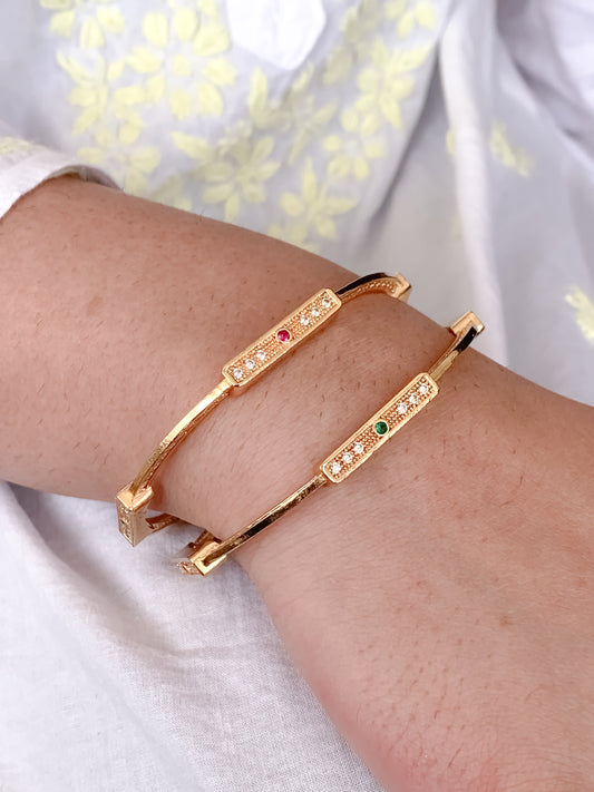 Buy 1 Get 1 Free - Savitri Bangles (set of 2 )