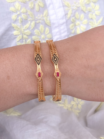 Buy 1 Get 1 Free - Pallavi Bangles(set of 2 )