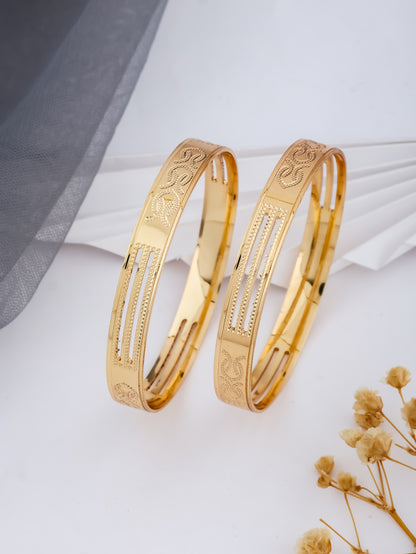 BUY 1 GET 1 FREE - Ojasvi Bangles (Set of 2) - Bangles - Belleza Jewels
