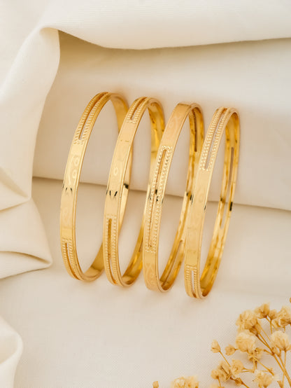 BUY 1 GET 1 FREE - Dhara Bangles (Set of 4) - Bangles - Belleza Jewels