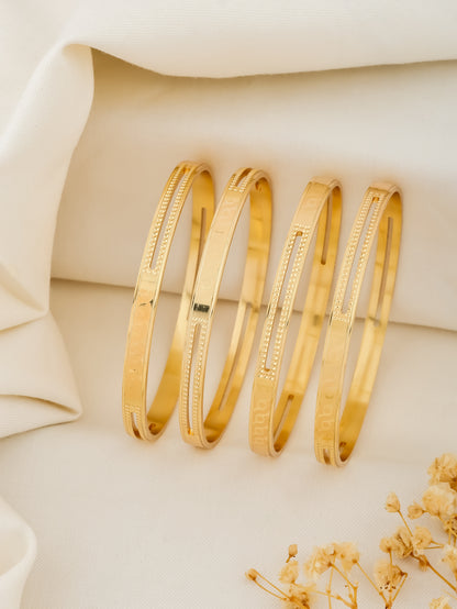 BUY 1 GET 1 FREE - Shakti Bangles (Set of 4) - Bangles - Belleza Jewels