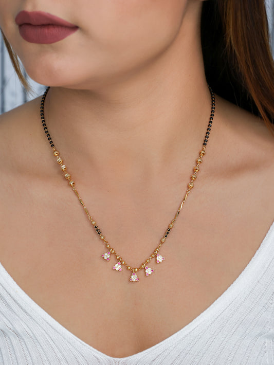 BUY 1 GET 1 FREE- Fancy High Gold Plated Delicated Mangalsutrs