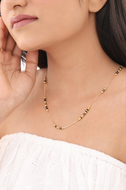 Buy 1 Get 1 Free - Fine Bead Curve Daily Wear Mangalsutra